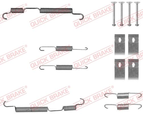 QUICK BRAKE Комплектующие, тормозная колодка 105-0050